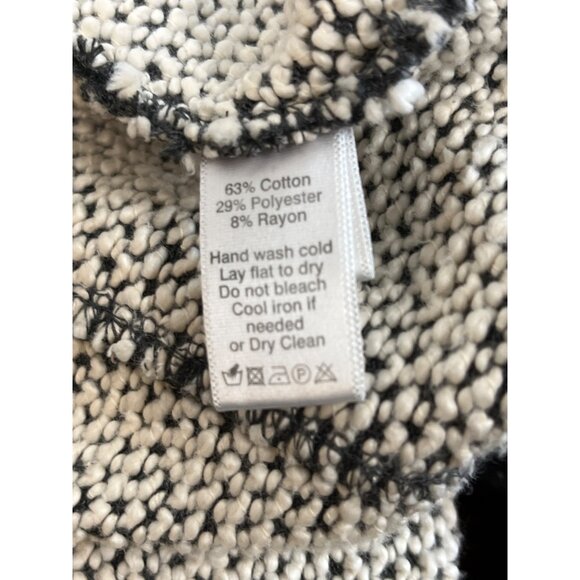 Lilla P Women's Grey Long Sleeve Knitted  Overlap Zip Jacket  Sz XS - Picture 6 of 7